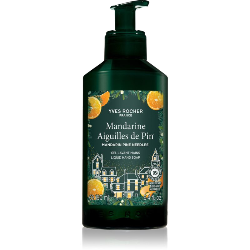 Yves Rocher Mandarin Pine Needles tekuté mýdlo na ruce 190 ml