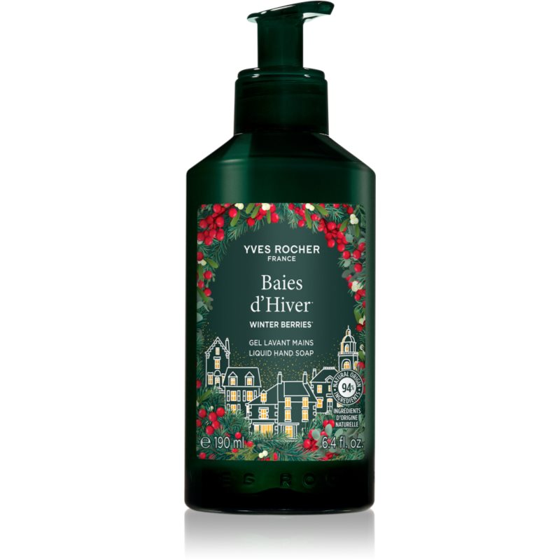 Yves Rocher Winter Berries tekuté mýdlo na ruce pro výživu a hydrataci 190 ml