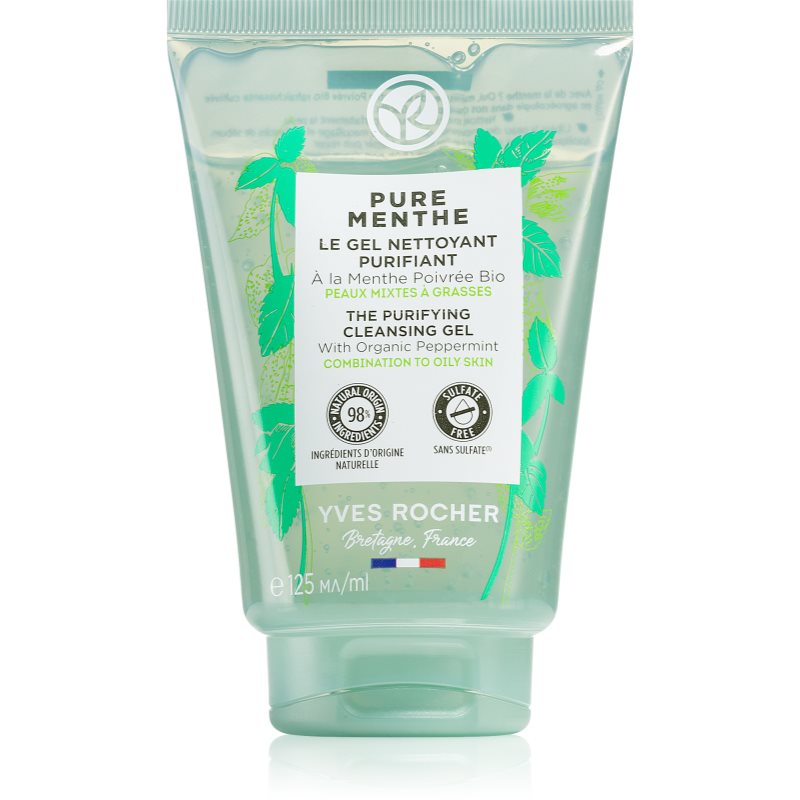 

Yves Rocher Pure Menthe освіжуючий очищуючий гель