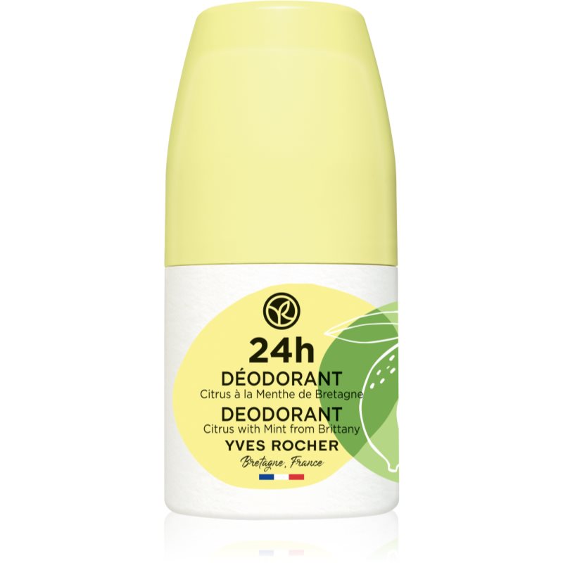 Yves Rocher 24 H deodorant roll-on Citrus & Mint 50 ml