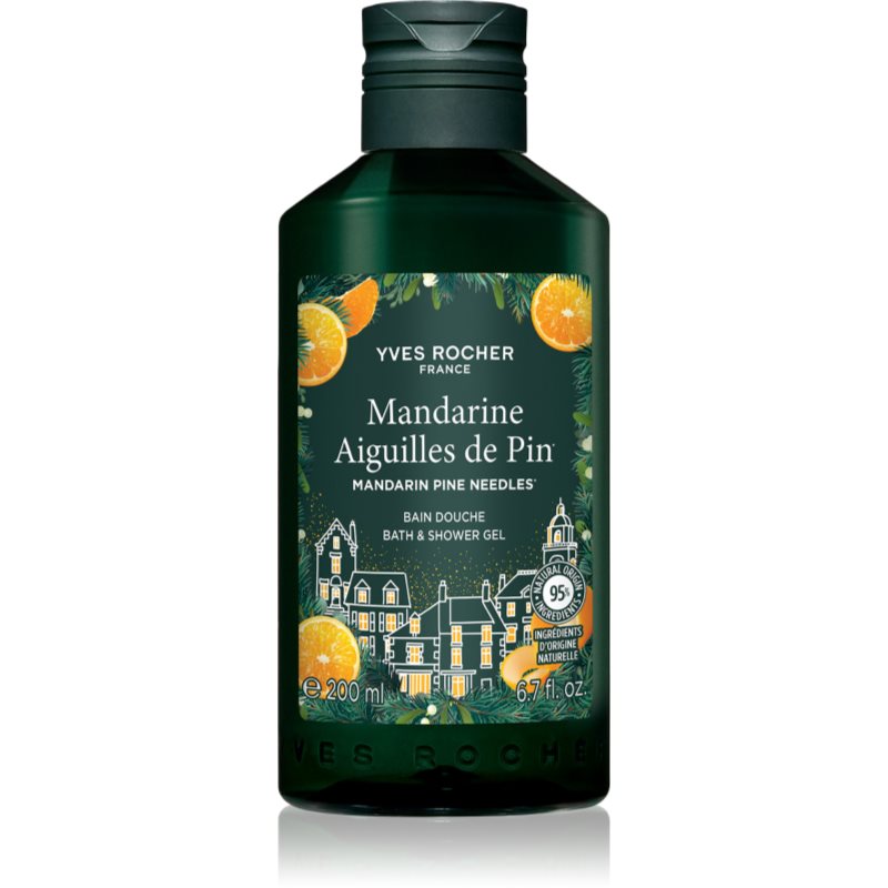 Yves Rocher Mandarin Pine Needles osviežujúci sprchový gél 200 ml