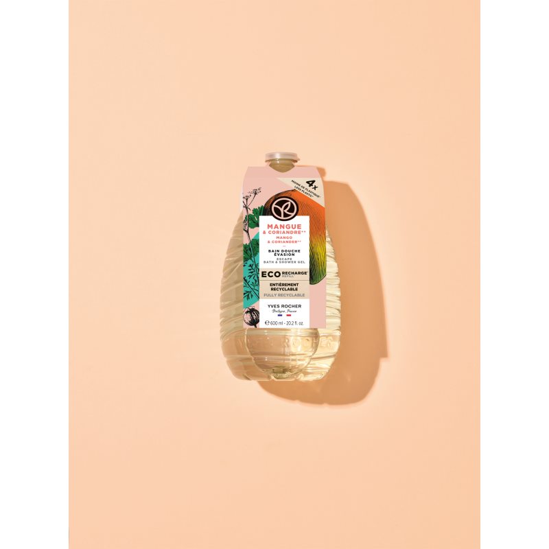 Yves Rocher Bain de Nature Duschgel Ersatzfüllung Mango & Coriander 600 ml