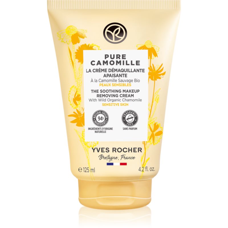 

Yves Rocher Pure Camomille очищаючий крем має заспокійливі властивості