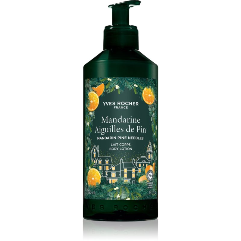 Yves Rocher Mandarin Pine Needles hydratační tělové mléko se zvláčňujícím účinkem 390 ml