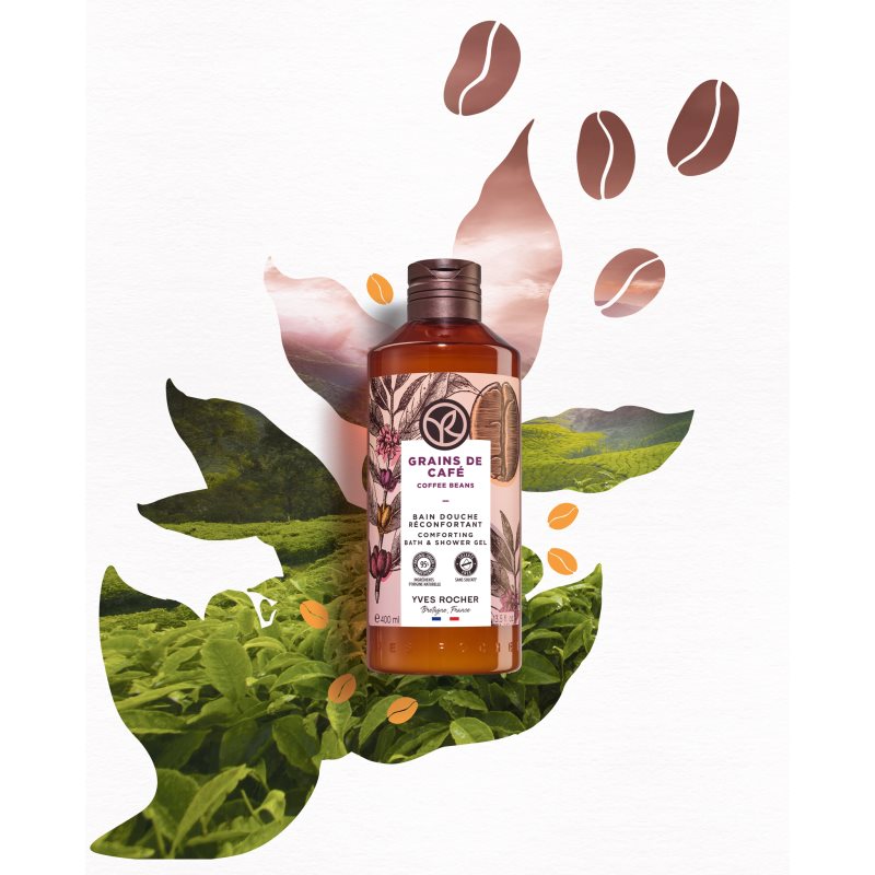 Yves Rocher Bain de Nature pflegendes Duschgel Coffee Beans 400 ml