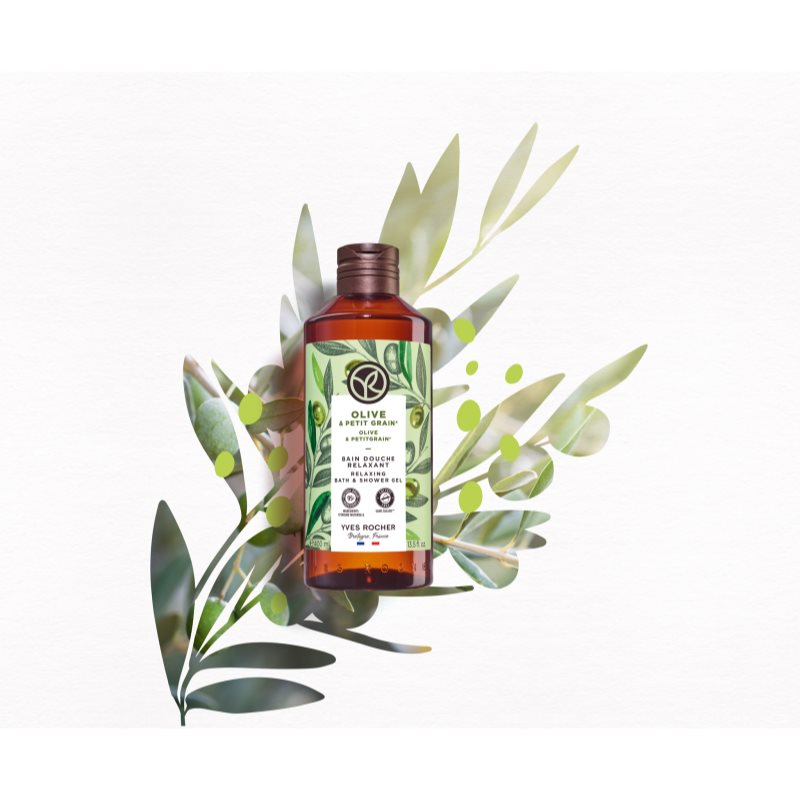 Yves Rocher Bain de Nature entspannendes Duschgel Olive & Petit Grain 400 ml