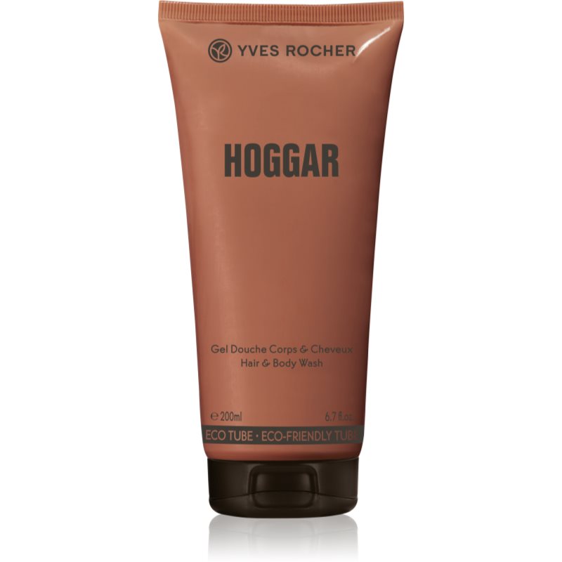 Yves Rocher Hoggar sprchový gél na telo a vlasy pre mužov 200 ml