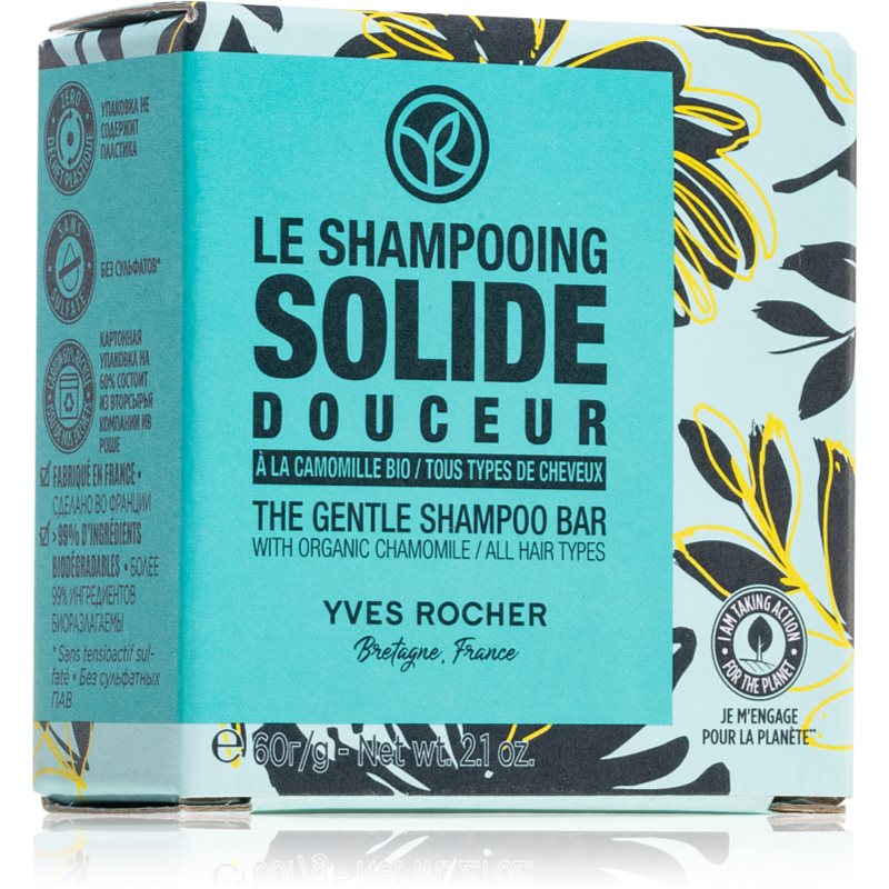 E-shop Yves Rocher Green Heroes tuhý šampon pro jemnou péči 60 g