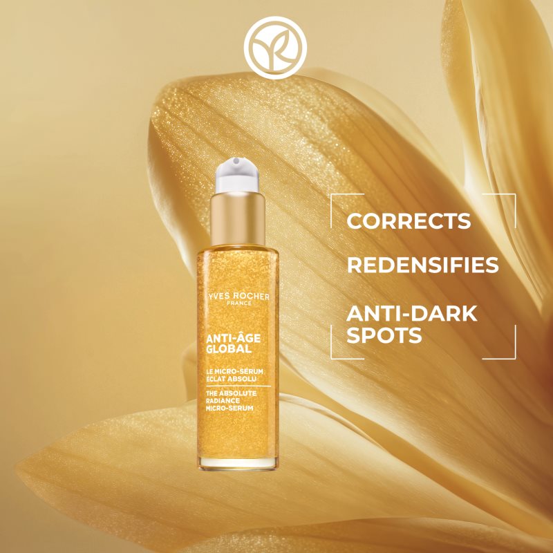 Yves Rocher Anti-Age Global rozjasňujúce sérum s mikroperličkami 30 ml