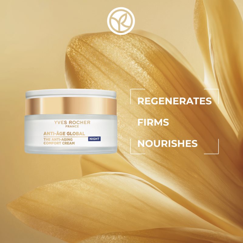 Yves Rocher Anti-Age Global noční regenerační krém proti vráskám 50 ml (obrázek 5)
