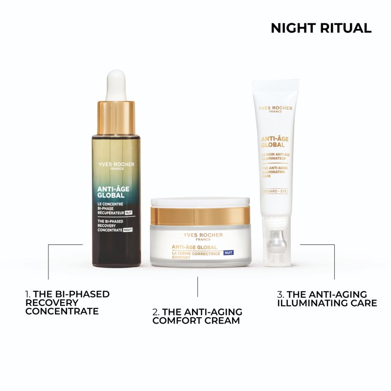Yves Rocher Anti-Age Global noční regenerační krém proti vráskám 50 ml (obrázek 6)