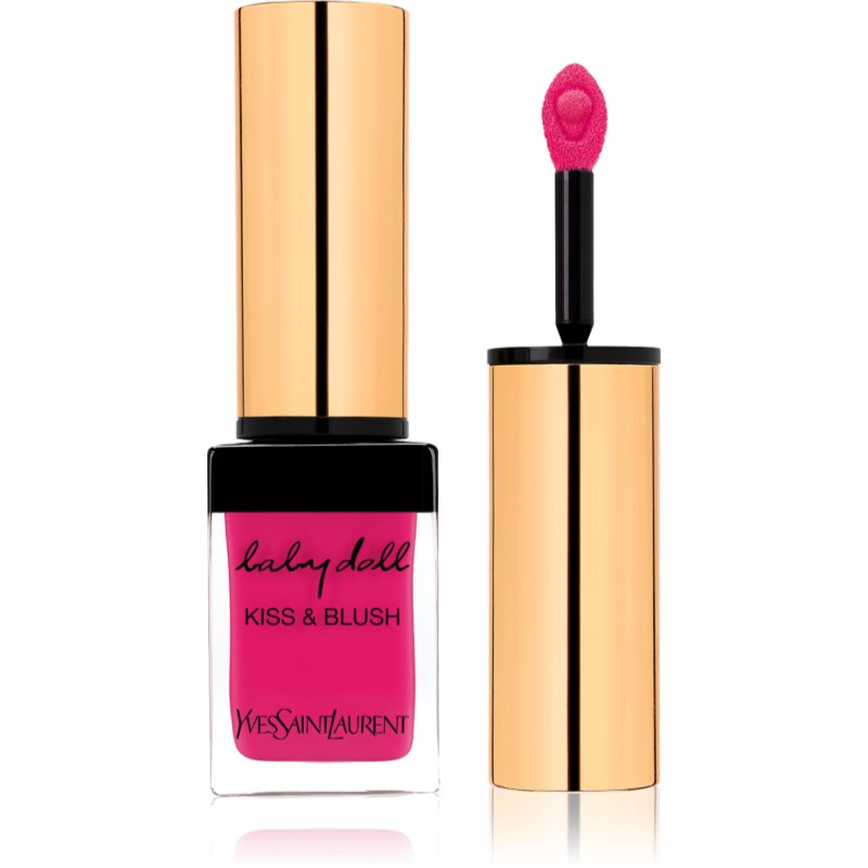 

Yves Saint Laurent Baby Doll Kiss & Blush помада-рум'яна з матуючим ефектом відтінок 01 Fuchsia Desinvolte