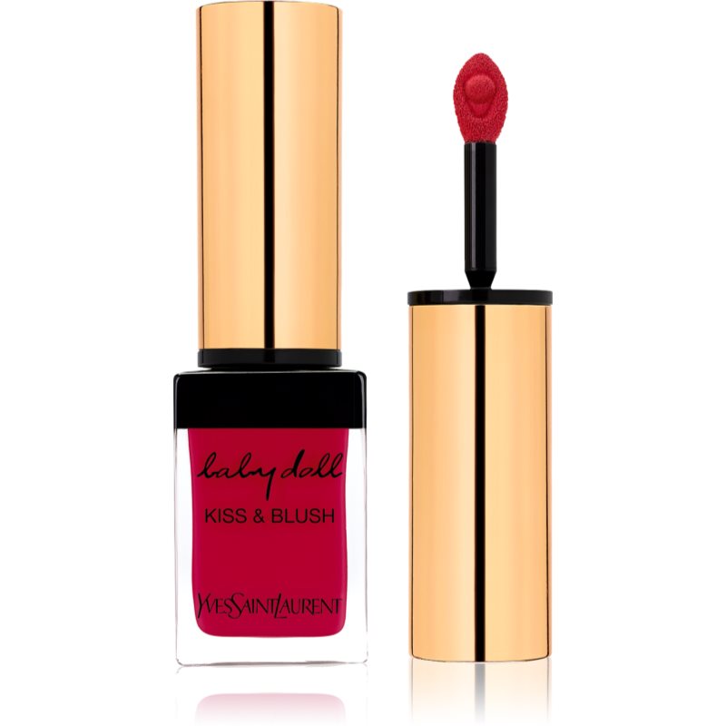 

Yves Saint Laurent Baby Doll Kiss & Blush помада-рум'яна з матуючим ефектом відтінок 6 Rouge Libertine