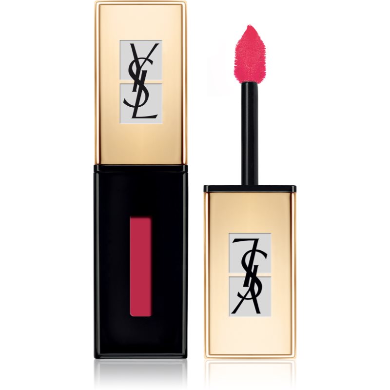 

Yves Saint Laurent Vernis À Lèvres Pop Water губна помада та блиск для губ 2 в 1 з «мокрим» ефектом відтінок 204 Onde Rose