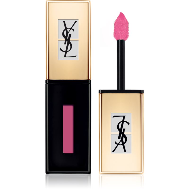 

Yves Saint Laurent Vernis À Lèvres Pop Water губна помада та блиск для губ 2 в 1 з «мокрим» ефектом відтінок 205 Pink Rain