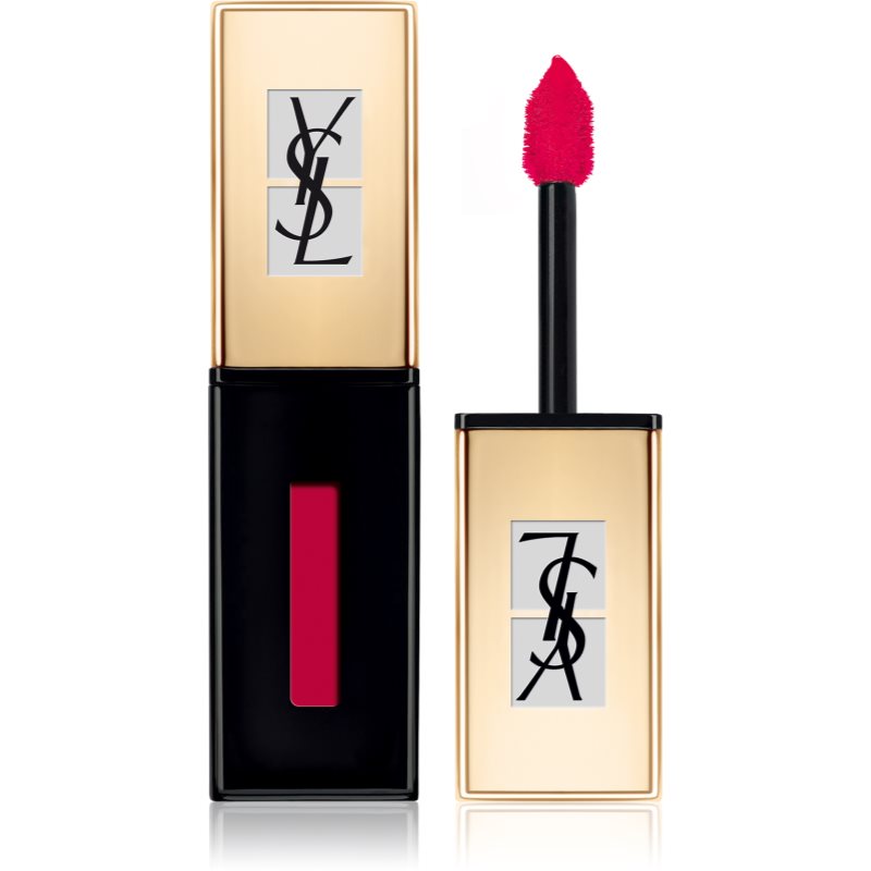 

Yves Saint Laurent Vernis À Lèvres Pop Water губна помада та блиск для губ 2 в 1 з «мокрим» ефектом відтінок 201 Dewy Red