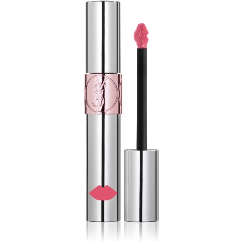 Yves Saint Laurent Volupte Liquid Colour Balm tinted moisturising lip balm shade 02 Expose Me Rose 6