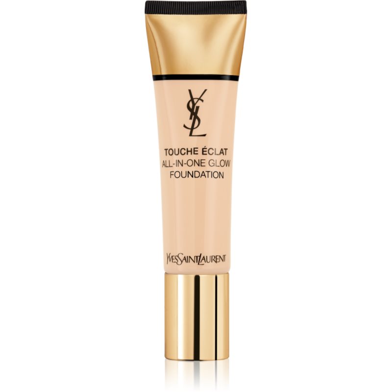 

Yves Saint Laurent Touche Éclat All-In-One Glow тональний крем SPF 23 відтінок B10 Porcelaine