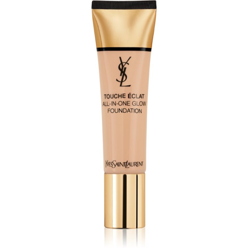 E-shop Yves Saint Laurent Touche Éclat All-In-One Glow tekutý make-up SPF 23 odstín BR30 Cool Almond 30 ml