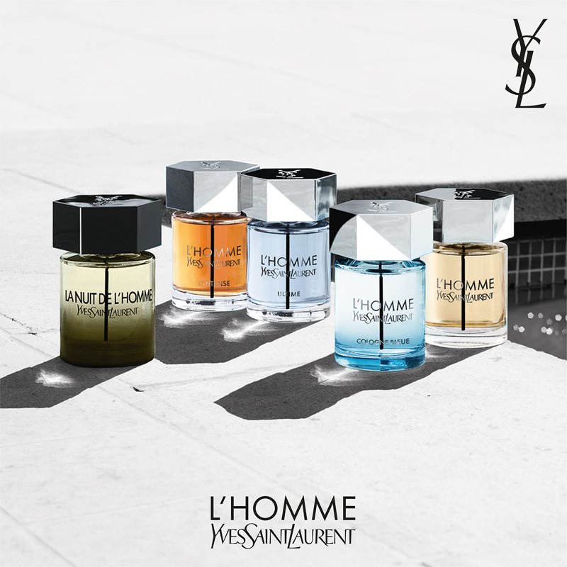 Yves Saint Laurent L'Homme Cologne Bleue Eau De Toilette For Men 100 Ml