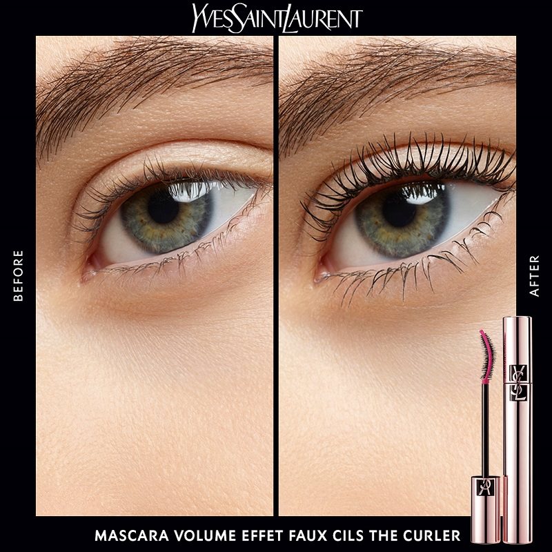 Yves Saint Laurent Mascara Volume Effet Faux Cils The Curler об'ємна моделююча туш з ефектом подовження вій відтінок 1 Noir Insoumis / Rebellious Blac