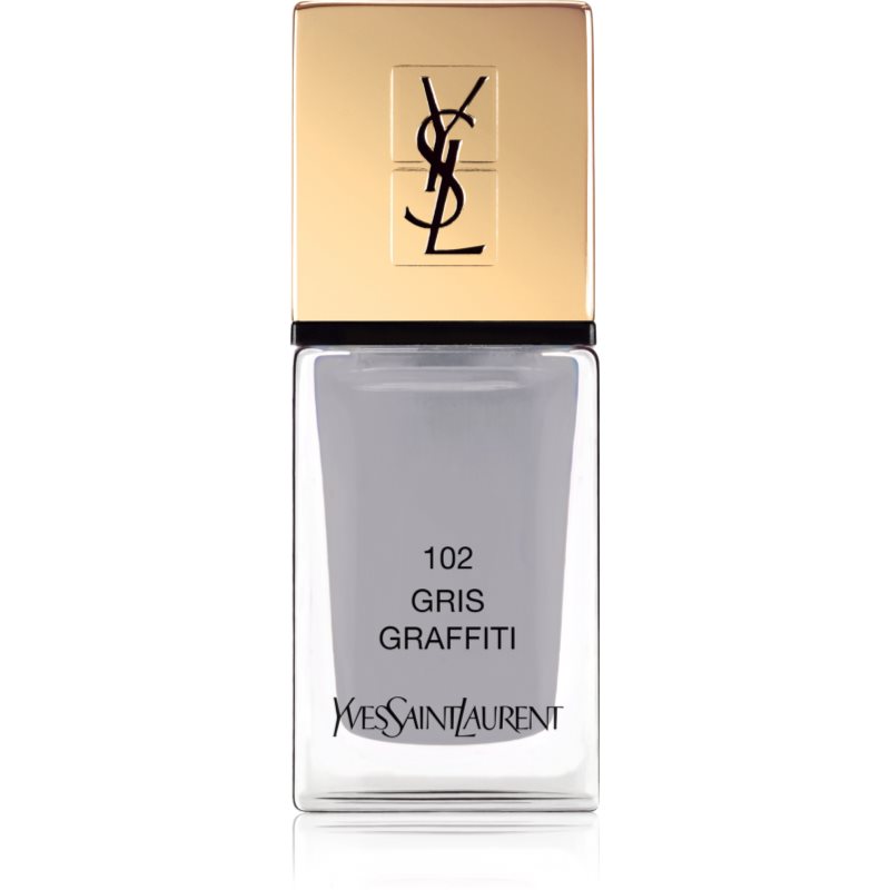 

Yves Saint Laurent La Laque Couture лак для нігтів відтінок 102 Gris Graffiti