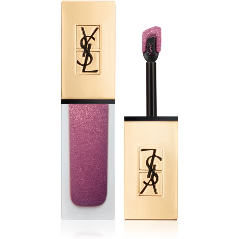 

Yves Saint Laurent Tatouage Couture The Metallics рідка помада для губ металік відтінок 102 Iron Pink Spirit