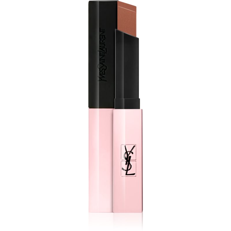Yves Saint Laurent Rouge Pur Couture The Slim Glow Matte ruj buze mat hidratant stralucitor culoare 210 Nude out of Line 2 g