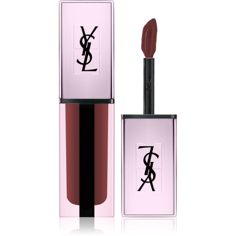 

Yves Saint Laurent Vernis À Lèvres Water Stain Glow високопігментований блиск для губ 205 Secret Rosewood