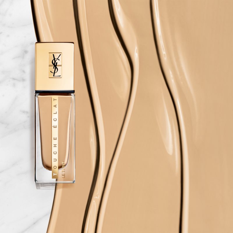 Yves Saint Laurent Touche Éclat Le Teint стійкий тональний крем для освітлення шкіри SPF 22 відтінок B30 Almond 25 мл