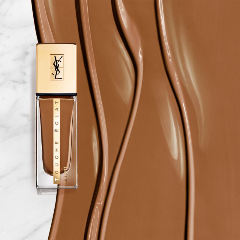 Yves Saint Laurent Touche Éclat Le Teint стійкий тональний крем для освітлення шкіри SPF 22 відтінок B80 25 мл