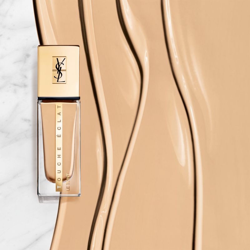 Yves Saint Laurent Touche Éclat Le Teint стійкий тональний крем для освітлення шкіри SPF 22 відтінок BD30 Warm Almond 25 мл