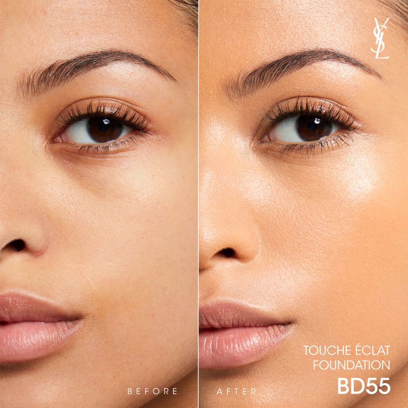 Yves Saint Laurent Touche Éclat Le Teint стійкий тональний крем для освітлення шкіри SPF 22 відтінок BD55 25 мл