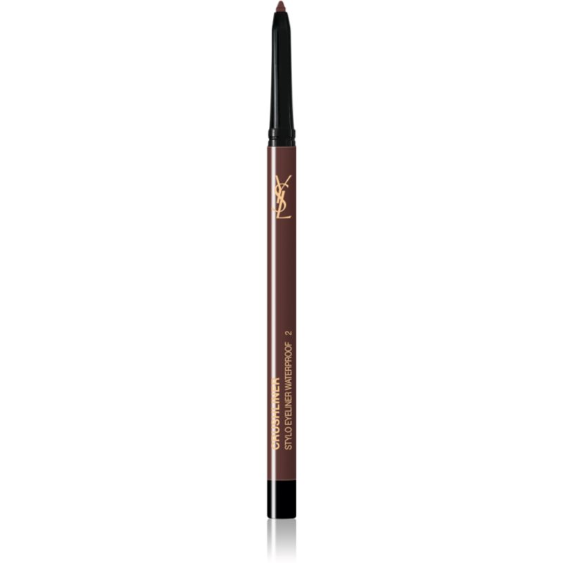 Yves Saint Laurent Crush Liner svinčnik za oči odtenek 02 Dark Brown