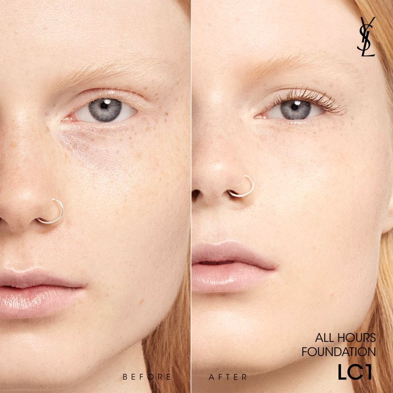 Yves Saint Laurent All Hours Foundation стійкий тональний крем SPF 39 відтінок LC1 25 мл