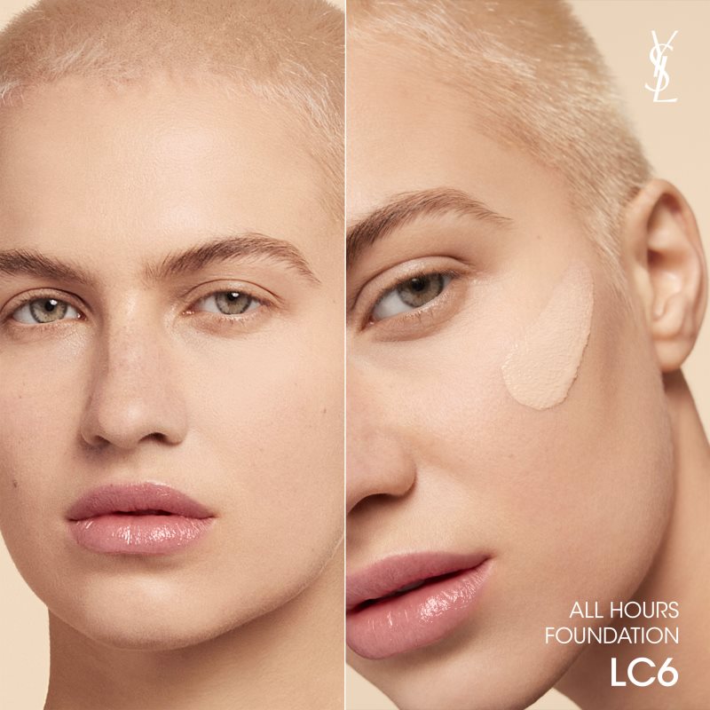 Yves Saint Laurent All Hours Foundation Fond De Teint Longue Tenue SPF 39 Teinte LC6 25 Ml