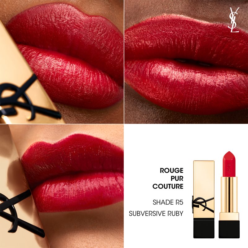 Yves Saint Laurent Rouge Pur Couture помада для жінок R5 Subversive Ruby 3,8 гр