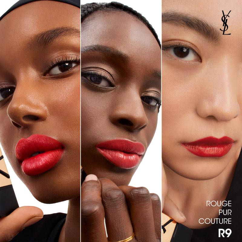 Yves Saint Laurent Rouge Pur Couture Lipstick For Women R9 Brazen Bordeaux 3,8 G