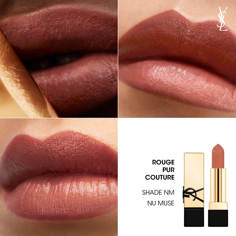 Yves Saint Laurent Rouge Pur Couture rtěnka pro ženy NM Nu Muse 3.8 g