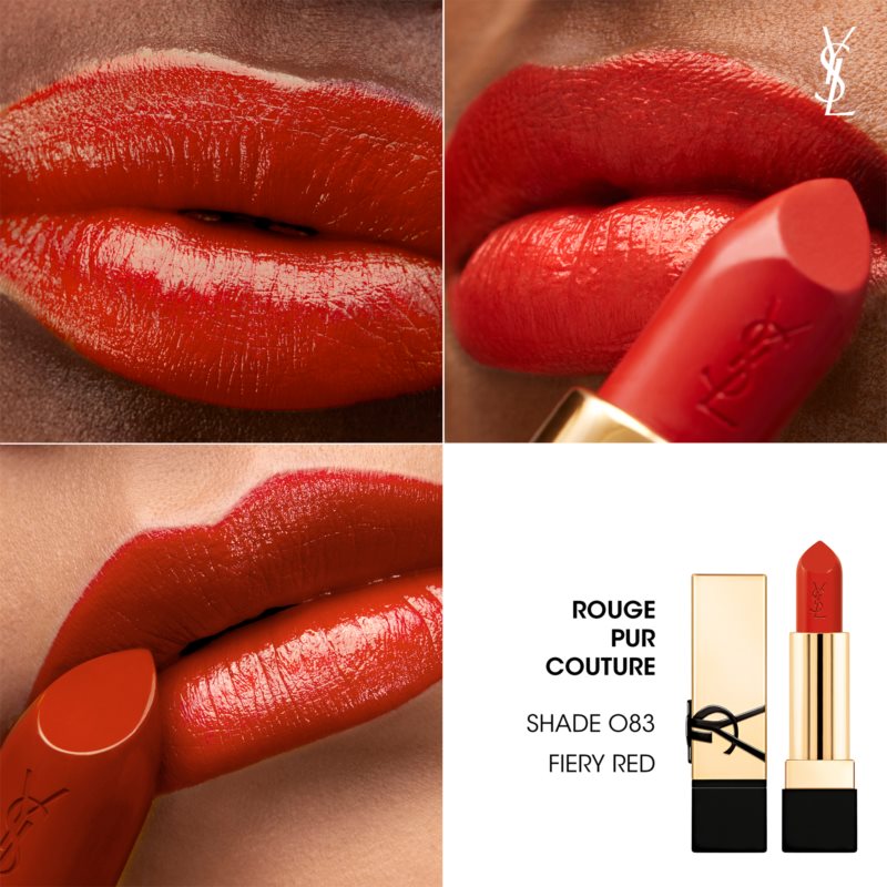 Yves Saint Laurent Rouge Pur Couture Lipstick For Women O83 Fiery Red 3,8 G