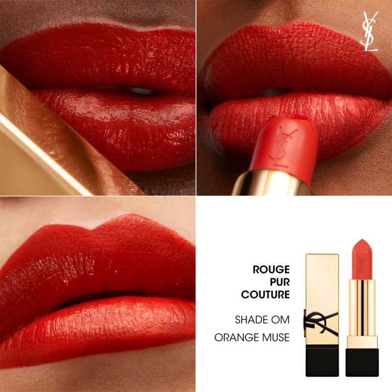Yves Saint Laurent Rouge Pur Couture Lipstick For Women OM Orange Muse 3,8 G