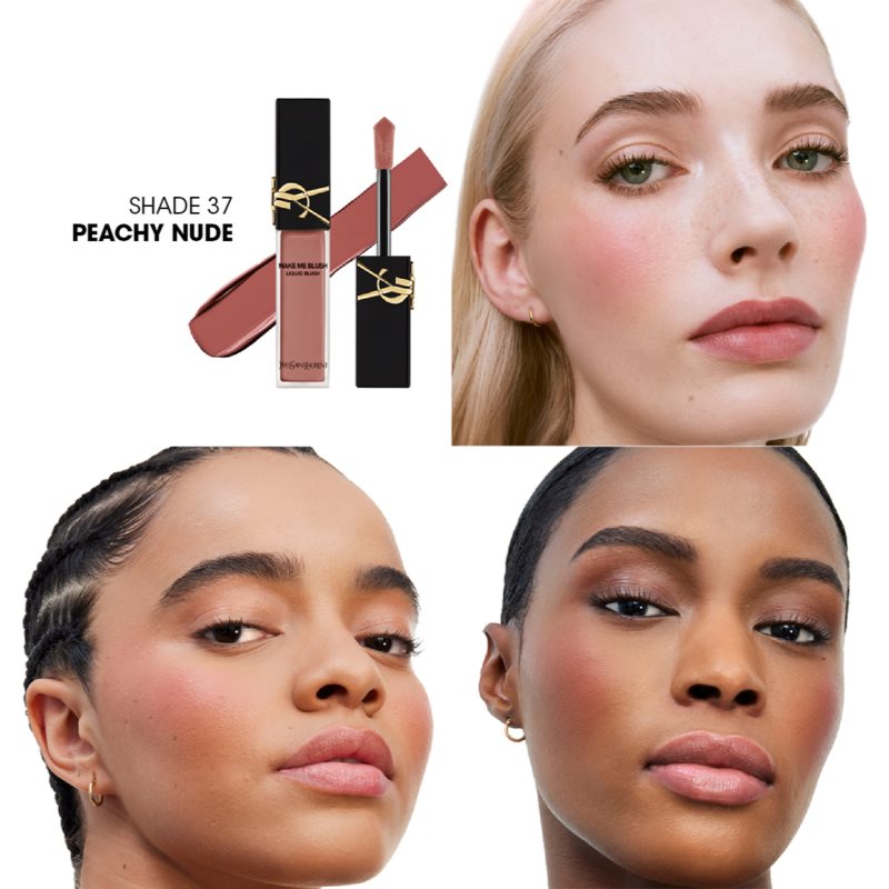 Yves Saint Laurent Make Me Blush Liquid liquid blusher for women 37 Peachy Nude 15 ml