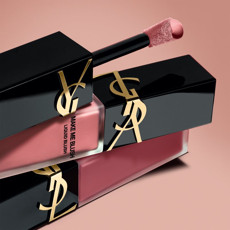 Yves Saint Laurent Make Me Blush Liquid tekutá tvářenka pro ženy 37 Peachy Nude 15 ml (obrázek 9)