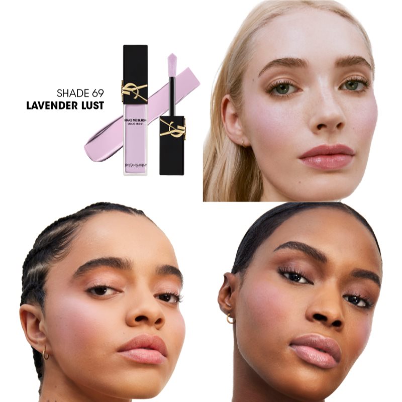Yves Saint Laurent Make Me Blush Liquid Blush colorete líquido para mujer 69 Lavender Lust 15 ml