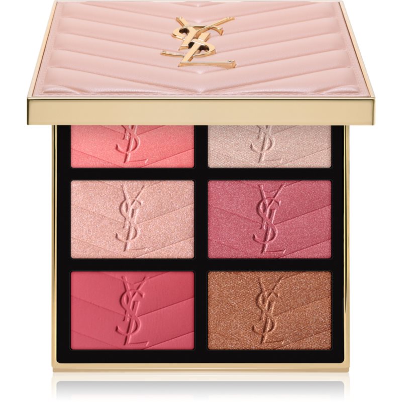 Yves Saint Laurent Couture Face Palette Blush & Highlighter paleta na kontury obličeje odstín Golden Oasis 1 ks