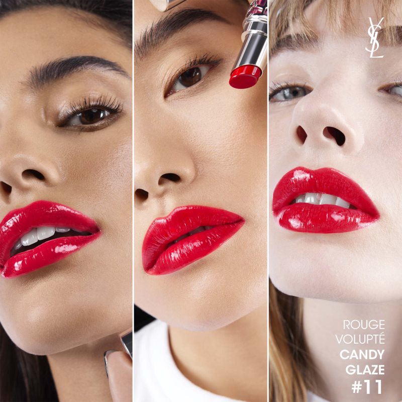 Yves Saint Laurent Rouge Volupté Candy Glaze Lip Balm 11 Red Thrill 3,2 G