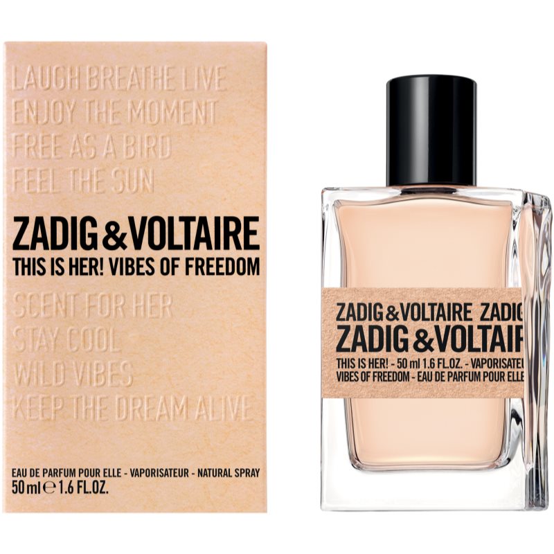Zadig & Voltaire THIS IS HER! Vibes Of Freedom парфумована вода для жінок 50 мл