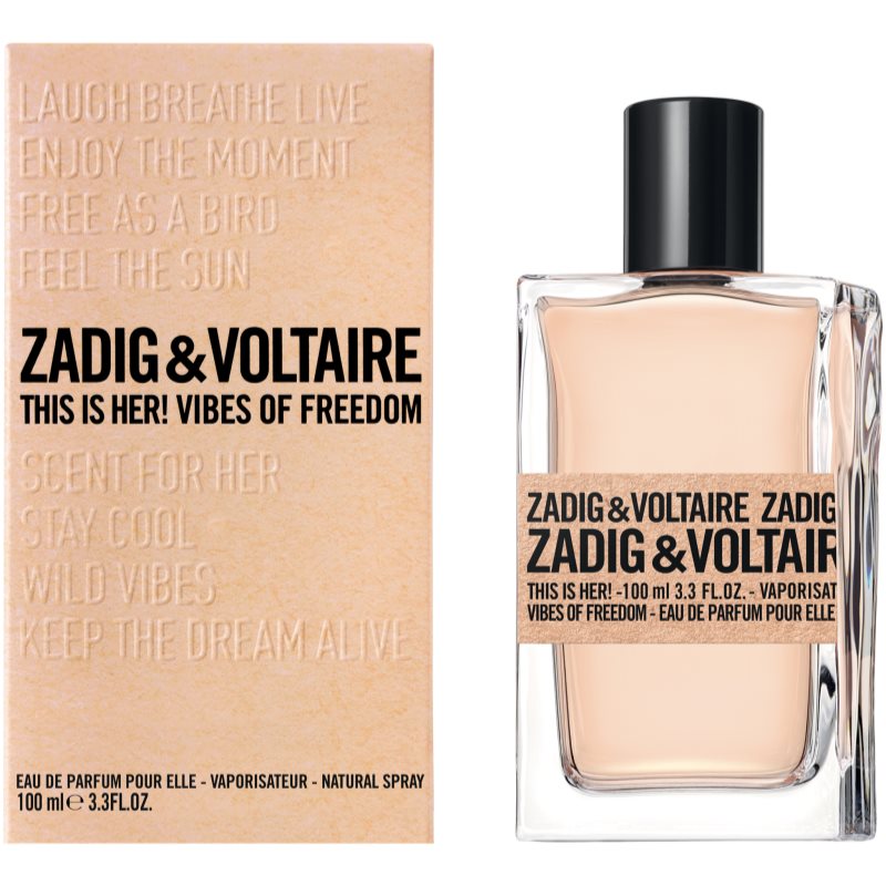 Zadig & Voltaire THIS IS HER! Vibes Of Freedom Eau De Parfum For Women 100 Ml