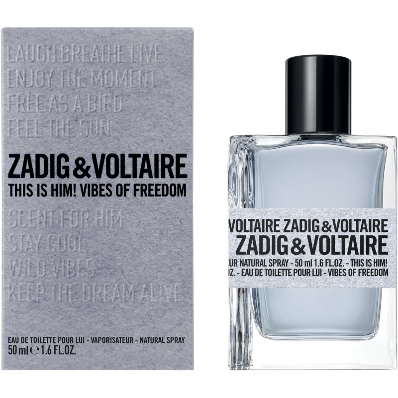 Zadig & Voltaire THIS IS HIM! Vibes Of Freedom туалетна вода для чоловіків 50 мл