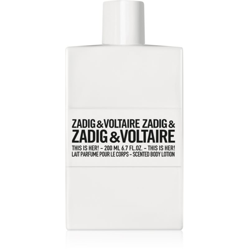 

Zadig & Voltaire This is Her! молочко для тіла для жінок